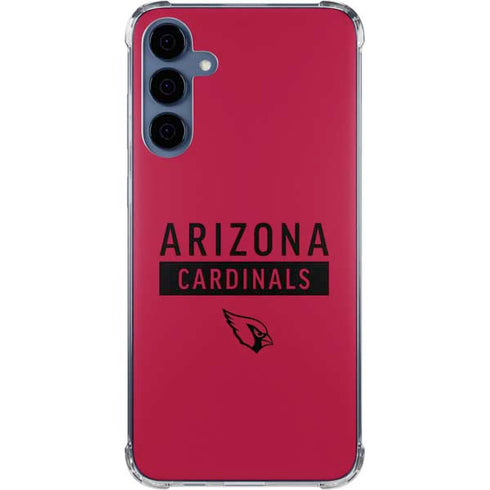 NFL Arizona Cardinals Red Performance Series Galaxy A35 5G Clear Case